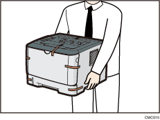 Illustratie van de printer