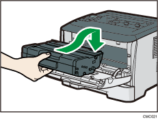 Illustratie van de printer