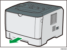 Illustratie van de printer