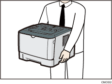 Illustratie van de printer