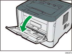 Illustratie van de handinvoer