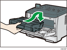 Illustratie van de printer