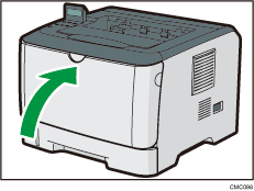 Illustratie van de printer