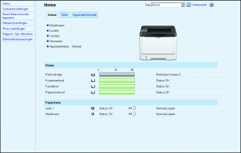 Internetbrowser-schermillustratie