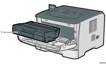 Bild av insidan (numrerade detaljer)
