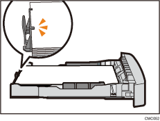 Bild av papperskassett