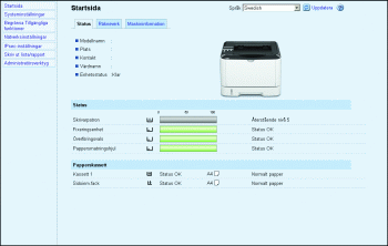 Bild av webbläsarskärmen