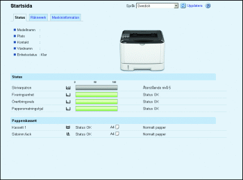 Bild av webbläsarskärmen