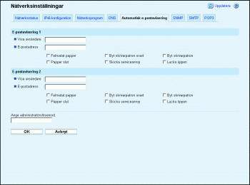 Bild av webbläsarskärmen