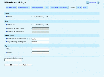 Bild av webbläsarskärmen