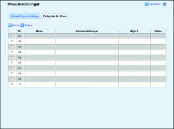 Bild av webbläsarskärmen