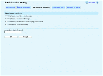 Bild av webbläsarskärmen