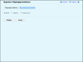 Bild av webbläsarskärmen