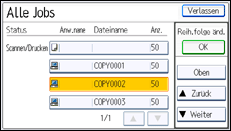 Abbildung Bedienfeld-Display