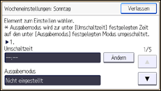 Abbildung Bedienfeld-Display