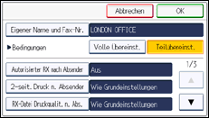 Abbildung Bedienfeld-Display