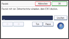 Abbildung Bedienfeld-Display