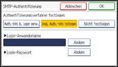 Abbildung Bedienfeld-Display