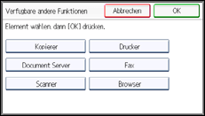 Abbildung Bedienfeld-Display