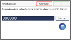 Abbildung Bedienfeld-Display