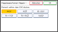 Abbildung Bedienfeld-Display