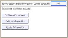 Ilustración de la pantalla panel de mandos