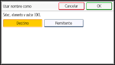 Ilustración de la pantalla panel de mandos