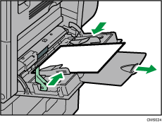 Ilustración de la bandeja bypass