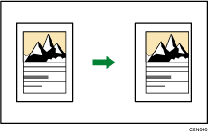 Illustration de l'ajustement des marges