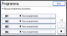 Illustrazione schermata pannello di controllo