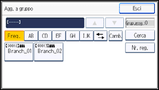Illustrazione schermata pannello di controllo