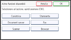 Illustrazione pannello operativo