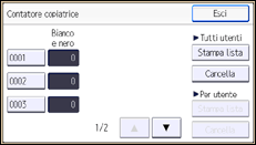 Illustrazione schermata pannello di controllo