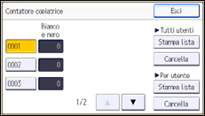 Illustrazione schermata pannello di controllo