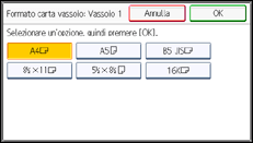 Illustrazione schermata pannello di controllo