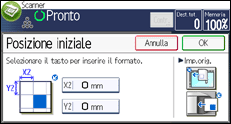Illustrazione schermata pannello di controllo