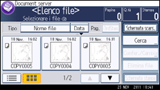 Illustrazione schermata pannello di controllo