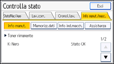 Illustrazione schermata pannello di controllo