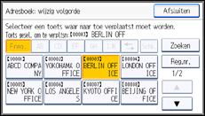 Schermafbeelding bedieningspaneel