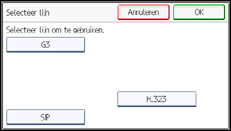 Schermafbeelding bedieningspaneel