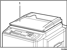 Exposure glass cover illustration numbered callout illustration