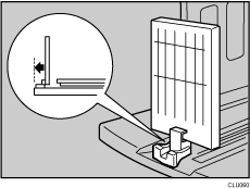 Paper delivery end plate illustration