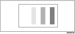 Illustration of dart on the back side of paper