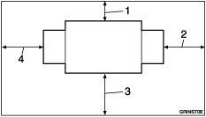 Illustration of access to the machine numbered callout illustration