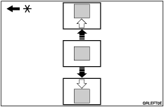 Illustration of print image position