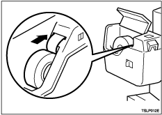 Tape dispenser illustration