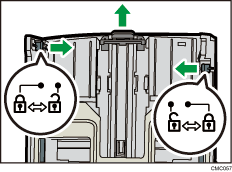 Ilustração da bandeja de papel