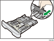 Ilustração da bandeja de papel