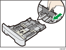 Ilustração da bandeja de papel