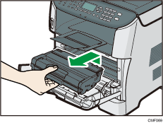 Ilustração do interior do equipamento